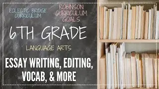 6th Grade Language Arts Curriculum