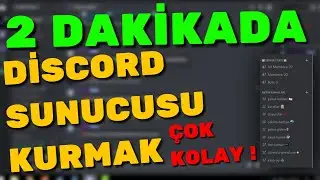 2 DAKİKADA Gelişmiş Discord Sunucusu Kurma DETAYLI ANLATIM @cyberfriends