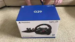 Logitech G29 Steering Wheel Unboxing