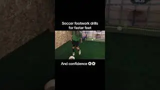 Soccer footwork drills for faster feet #soccerfootwork #soccerdrills #soccertraining