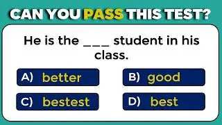 Mixed English Grammar Quiz 25/25?
