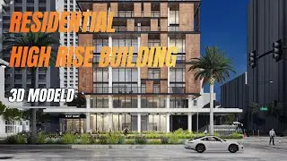 Residential Building Exterior Scene | 3D Model for SketchUp & Lumion