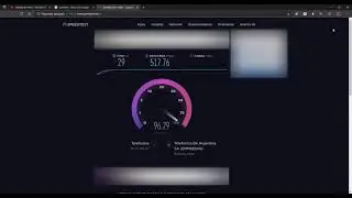 Speed Test - Movistar Fibra Simétrico - Febrero 2022 - Neuquén, Argentina