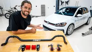 Amazing Handling Mod for GTI's (ECS Tuning Rear Sway Bar Upgrade Install)