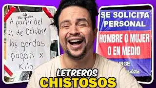 LETREROS MUY CHISTOSOS XD