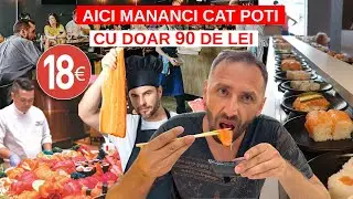 Cu 90 de LEI MANANCI CAT POTI - PESTE, CARNE, FRUCTE DE MARE | In ROMANIA de ce NU se poate?