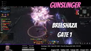 Gunslinger - Brelshaza Gate 1 Pug First Clear - Lost Ark