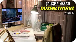 Çalışma Masası Düzenleme (ASMR) | Ferah Bir Ders Çalışma Ortamı Oluştur ☀️ ✍🏼