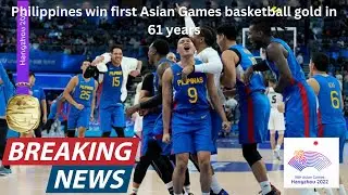 Gold After 61 years: Gilas won their fifth Asian Games basketball gold after years of drought