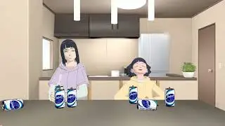 【MMD】Parody of D.N.Ace.［girl burp animation］