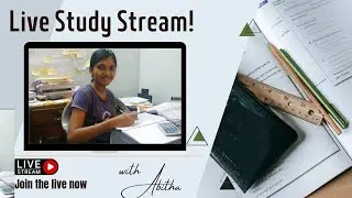 🔴Study with me Live -