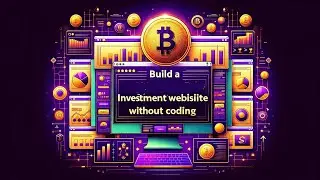 Design a multi-template investment website without writing code