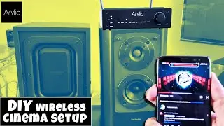 WIRELESS Home Cinema Setup - Arylic B50 Amp