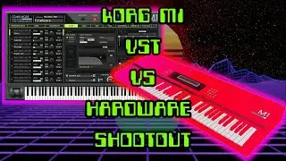 Korg Legacy Collection VS Hardware M1 Shootout