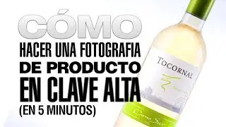 🔴Como hacer una FOTOGRAFIA DE PRODUCTO en CLAVE ALTA  (en 5 minutos) by #FerFlo