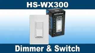 HomeSeer HS-WX300 Z-Wave Smart Dimmer & Switch