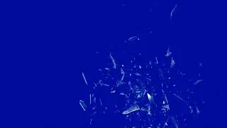 glass broken green screen,Glass broken blue screen 4k video,window glass broken blue screen video, g