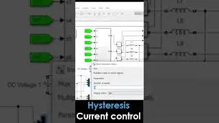Hysteresis grid-connected inverter design in MATLAB/Simulink