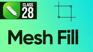 Mesh Fill Tool in CorelDRAW 2021 Class 28 - Urdu / Hindi