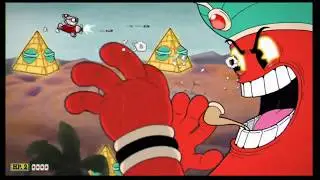 Cuphead 'Dijimmi the Great' Boss Fight Gameplay XBOXONE