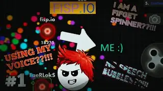 I am a fidget spinner?! | Fisp.io gameplay #1 | #revivestickman #fidgetspinner #gaming