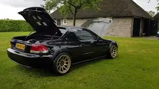 B16A2 turbo mid engine Honda Del Sol walkaround