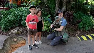 Kids meet Tango and then go swimming!