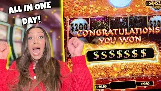 You Won't Believe My CRAZY Slot Machine Wins At Choctaw Casino!