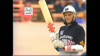 Waqar Younis v Bryan Young | Great Speedy Bowling | Wicket-Keeper Diving Catch | Christchurch 1994