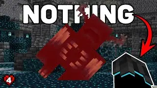 I Beat the Warden with NO ARMOR and WEAPONS in Hardcore Minecraft | S4 E4