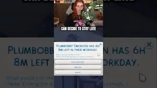 You can EXTEND the workday in The Sims?? 🤯