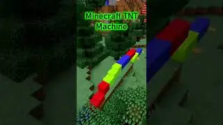 Minecraft tnt domino effect #shorts