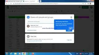 How to Share And Remove Access Of Google Sheet//How Many People Can Work In One Sheet