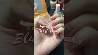 Korean trend BLUSH NAILS Tutorial, super easy💅🏻💖 #lemon8indonesia #shortsvideo #blush #shorta