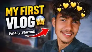 “MY FIRST VLOG 😱” (Bold, Yellow) #viralvideo 