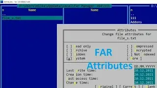 FAR Manager File Attributes