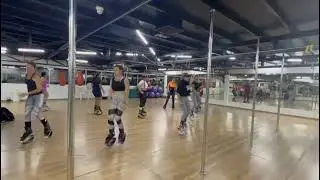 coreografía Kangoo Jumps pasos avanzados