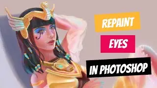 Digital Painting - Redraw Eyes Tutorial Photoshop