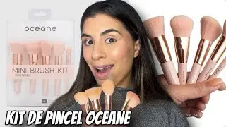 TESTANDO MINI KIT DE PINCEL DA OCEANE