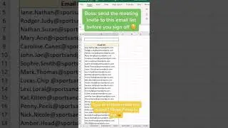 Create Outlook Email List... | 