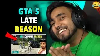 TECHNO GAMERZ GTA 5 LATE MAIN REASON 😂