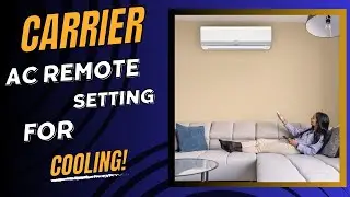 Carrier ac remote setting for cooling!