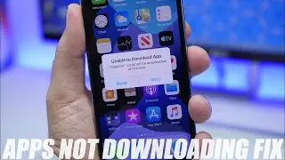 how to fix app store not downloading || App Store || iPhone Apps Not Downloading
