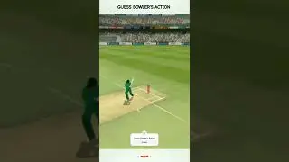 Guess Bowler's Action 🤔 Real Cricket 24 #shorts #trending #viral