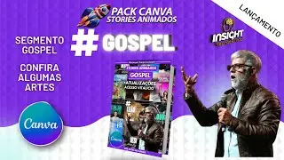 Pack Canva Gospel Editável - Pack Stories Animados Canva