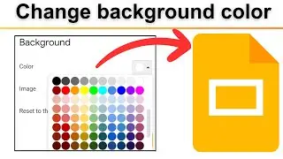 How to Change Background Color in Google Slides