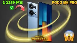 POCO M6 PRO PUBG TEST | PUBG MOBILE 120 FPS ✅