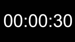 30 saniye sayaç ve geri sayım tik tak sesi | 30  minute countdown timer |