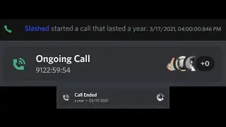 Our 9100 hour long Discord call ended