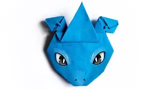 Pokemon Lapras. Easy Origami Tutorial with Diagram. Cute Pokemon